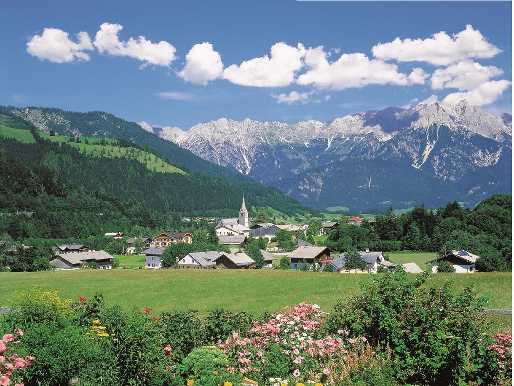 Hotel Leonhard Leogang Exterior foto