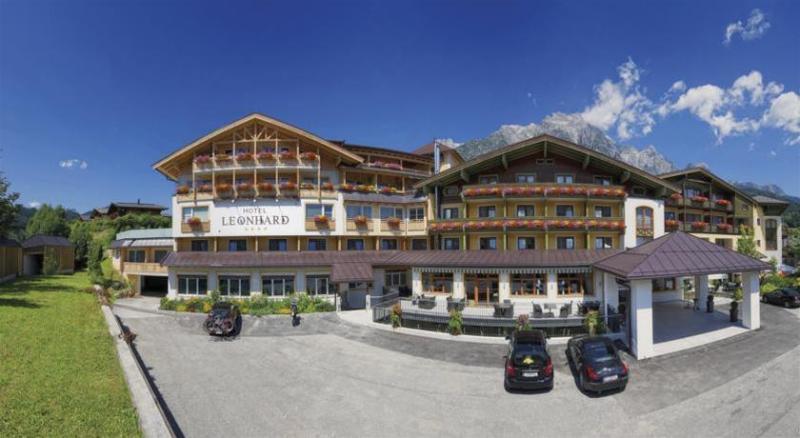 Hotel Leonhard Leogang Exterior foto